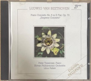 Ludwig Van Beethoven, Peter Toperczer, Slovak Philharmonic Orchestra, Libor Pešek – Piano Concerto No. 5 In E Flat, Op. 73 "Emperor Concerto" CD