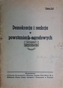 Demokracja i reakcja w powstaniach narodowych
