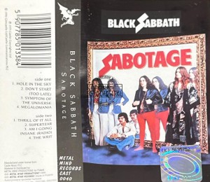 Black Sabbath – Sabotage Kaseta