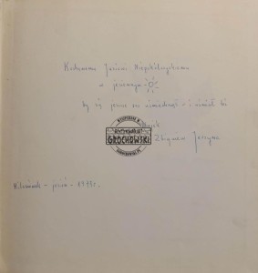 Wśród drzew (autograf)