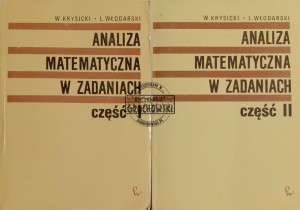 Analizma matematyczna w zadaniach, T.1-2