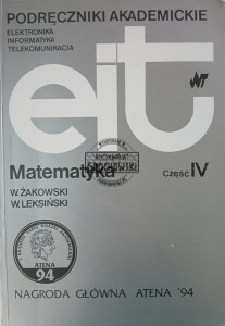 Matematyka, część IV - Podręczniki Akademickie