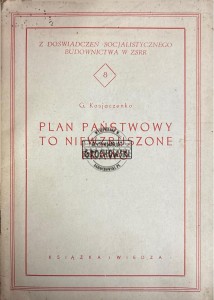 Plan państwowy to niewzruszone prawo