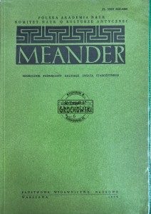 Meander rok XXXIV 5-7