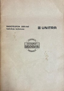 Radiotelefon 3001-160. Instrukcja techniczna