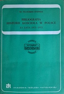 Bibliografia historii Kościoła w Polsce za lata 1971-1972