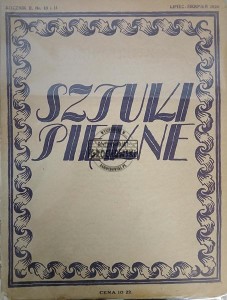 Sztuki piękne 10 i 11 / 1926