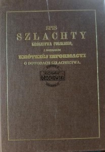 Spis Szlachty Królestwa Polskiego