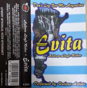 Various – Evita - Don't Cry For Me Argentina Kaseta