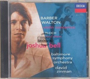 Barber • Walton • Bloch • Joshua Bell / Baltimore Symphony Orchestra / David Zinman – Violin Concertos - Baal Shem CD