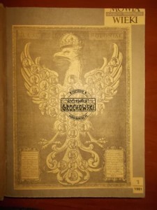 MÓWIĄ WIEKI: magazyn historyczny rocznik 1981 oprawiony