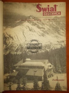 ŚWIAT GŁUCHYCH rocznik 1968 oprawiony