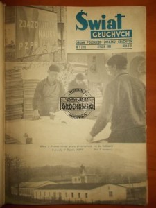 ŚWIAT GŁUCHYCH rocznik 1969 oprawiony