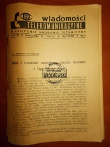 Wiadomości Telekomunikacyjne, nr 6 czerwiec 1967