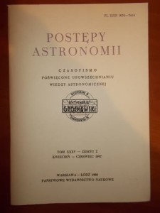 Postępy Astronomii, zeszyt 2, 1987