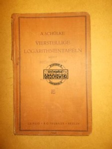 Vierstellige Logarithmentafeln Nebst RechenTafeln