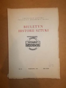 Biuletyn Historii Sztuki. Nr 3/4