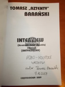 AUTOGRAF TOMASZ BARAŃSKI Interview: struktura ilości wysokiej jakości